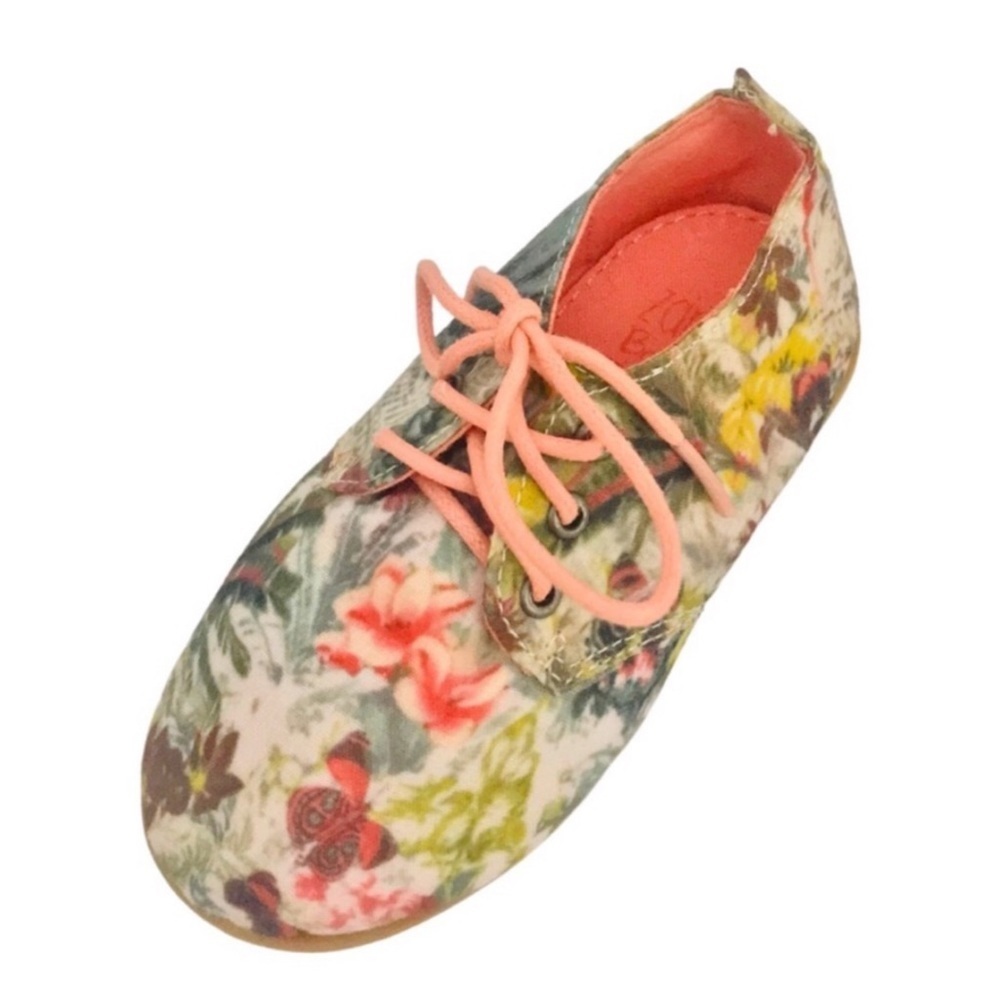 BABY ZARA • Floral Derby Met Bluchers Walkers Shoes - Picture 8 of 11